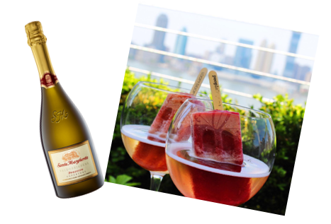 Make your own Popsicle Cocktail with Santa Margherita Prosecco