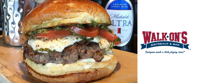HOT OFF THE PRESSES: Walk-On's Burger of the Month!