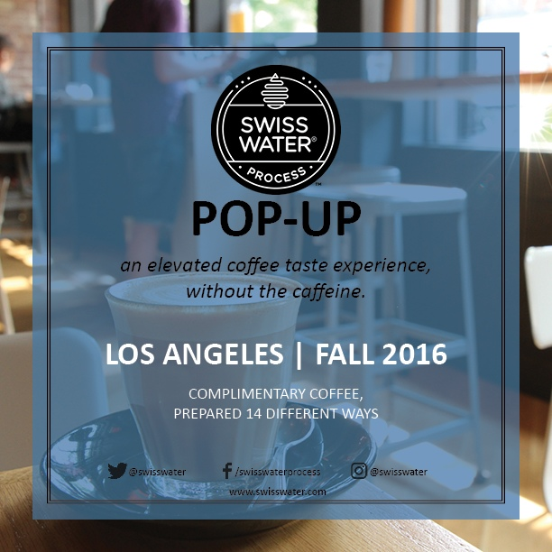 Swiss Water Pop-UP