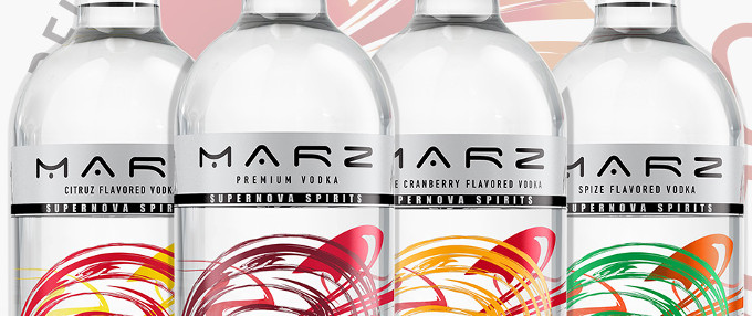 Marz Super Premium Vodka Ranks top five among domestic American vodkas