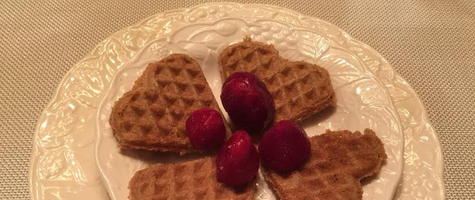 Healthy recipe Waffle from nutritionist Monica Amsterdam