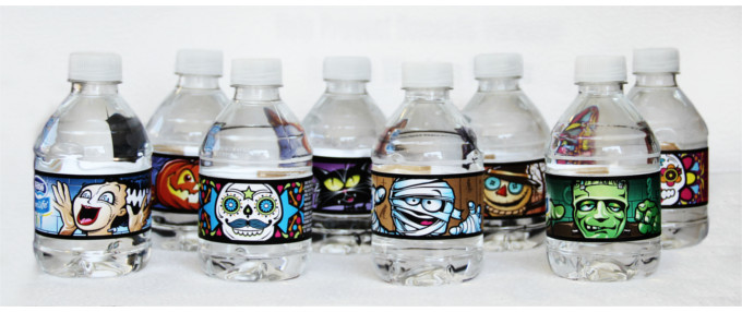Nestlé Pure Life Water Debuts New Halloween Bottle Collection