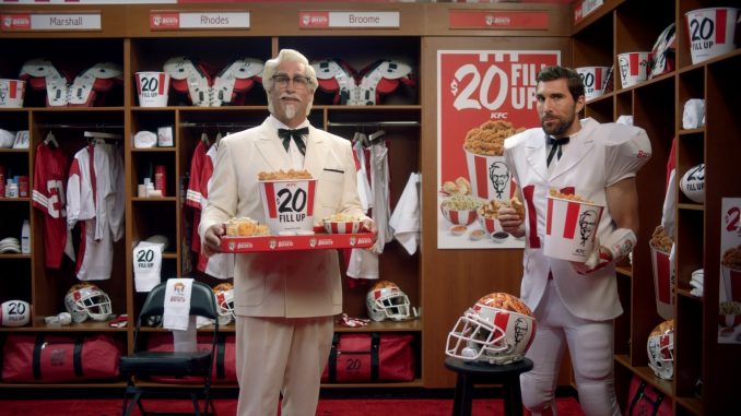 Rob Riggle stars as the Coach of the Kentucky Buckets, a totally real professional football team, in KFC's new campaign 
