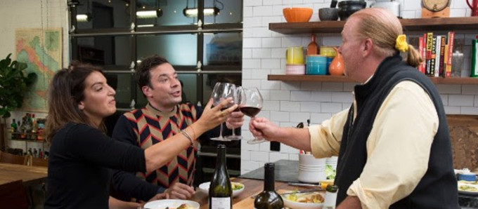 Jimmy Fallon and Mary Giuliani