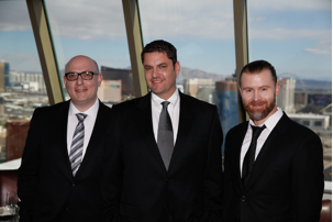 Stacked Hospitality's Managing Partners and Founders, from L to R: Joseph Marsco, Mark Purdy and John Wood Photo Credit: Isaac Brekken 