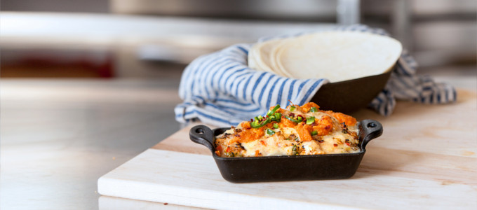 Crawfish & Crab Queso Fundido