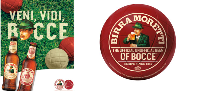 BIRRA MORETTI, THE OFFICIAL UNOFFICIAL BEER OF BOCCE