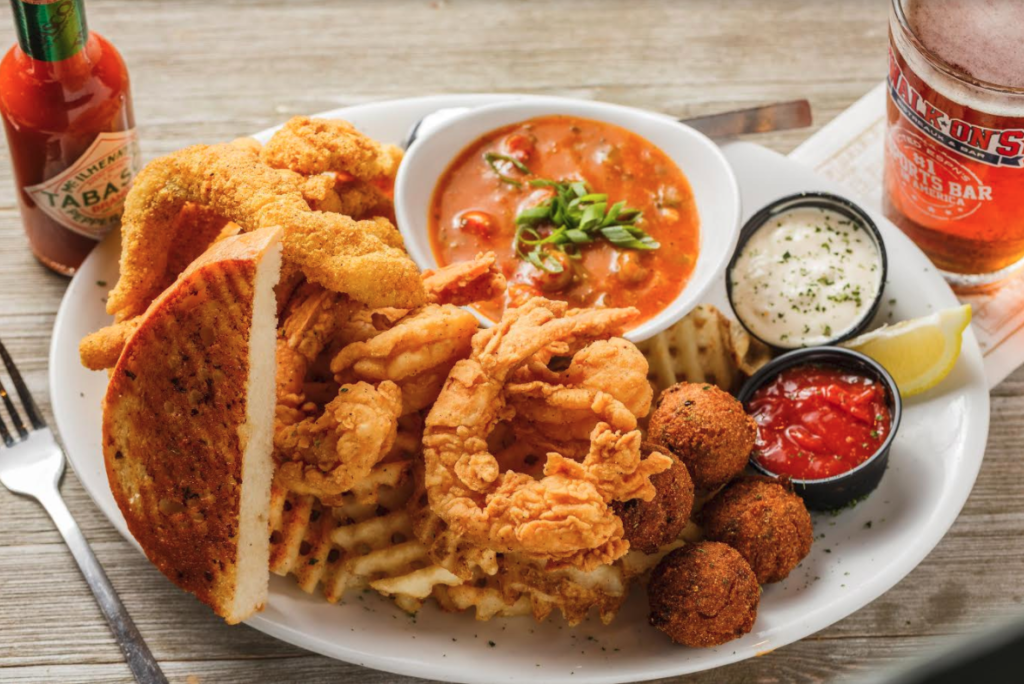 image of walk ons menu dish