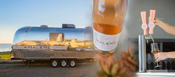 Malene Wines Debuts Mobile Tasting Room in a 1969 Airstream Overlander Trailer