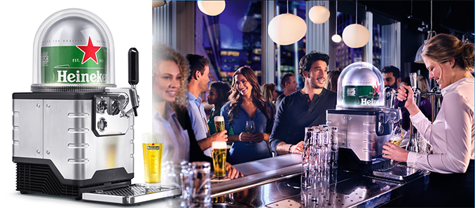 Draught Unit ‘Blade’ Heineken® Tabletop Makes Debut At Tribeca Film Festival