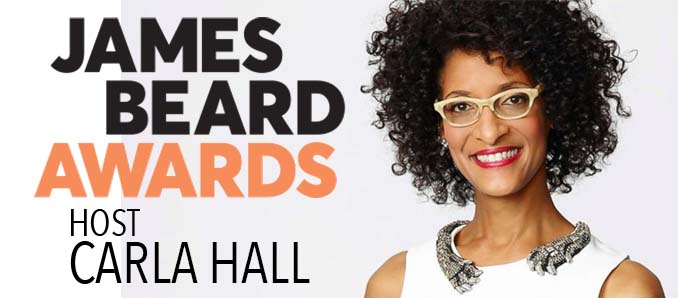 May 7th Carla Hall Host James Beard Foundation Awards on April 27th Tamron Hall  Host Media Awards