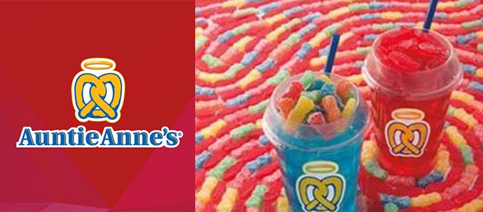 Auntie Anne’s® Jumpstarts Summer with New Candy Lemonade Mixers