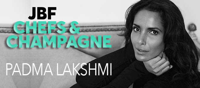 Padma Lakshmi To Be Guest of Honor at James Beard Foundation’s Chefs & Champagne