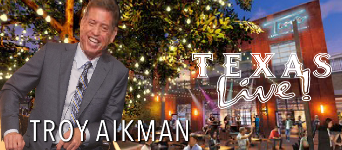 Troy Aikman Announces New Restaurant To Open At Texas Live! In The Arlington Entertainment District
