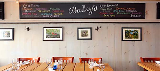 A Restaurant for All Seasons Bailey’s Backyard Celebrates Its Local Farms