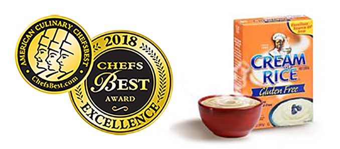 Cream of Rice® Hot Cereal Awarded ChefsBest Excellence Award