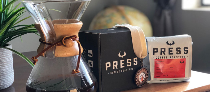 National Coffee Day – Saturday, September 29 Free Drip Coffee at Press, Half Price Lattes on Press App