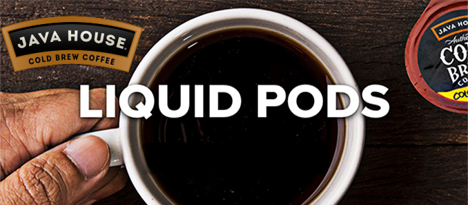 JAVA HOUSE-Authentic Cold  Brew Coffee Pods  Now Available  for Retail Purchase