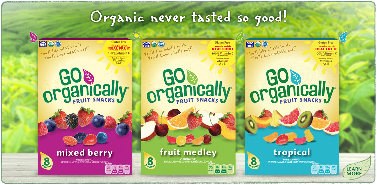 Go Organically® Fruit Snacks Announces Winning School of Brand-Led Literacy Program