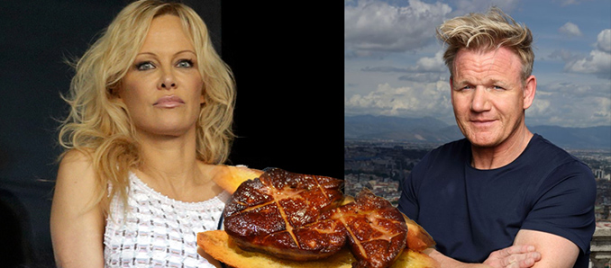 Pamela Anderson To Gordon Ramsay: Drop The Foie Gras At Flagship Restaurant