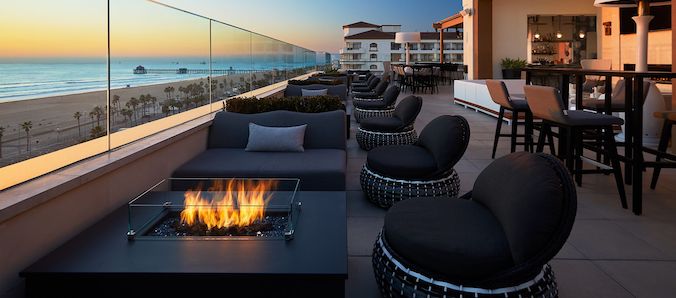 Offshore 9 Rooftop Lounge Opens Atop the Waterfront Beach Resort, A Hilton Hotel, in Huntington Beach