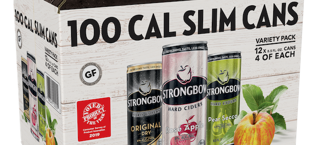 Strongbow® 100 Cal Slim Cans Named 2019 Product Of The Year