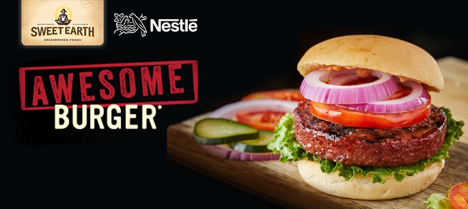 Nestlé Brand, Sweet Earth, Reveals New Awesome Burger – Joins Plant-Based Burger Game