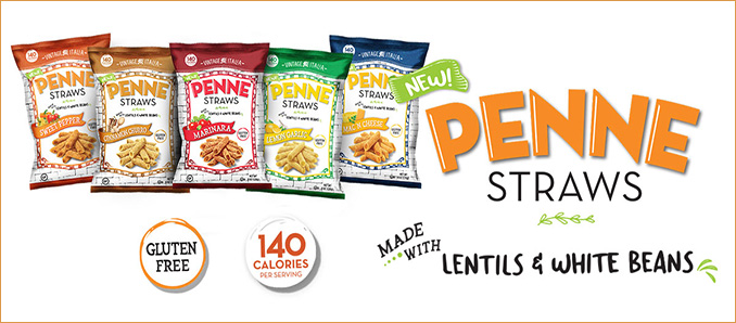 Snax-Sational Brands’ Vintage Italia Introduces Gluten Free ‘Penne Straws’