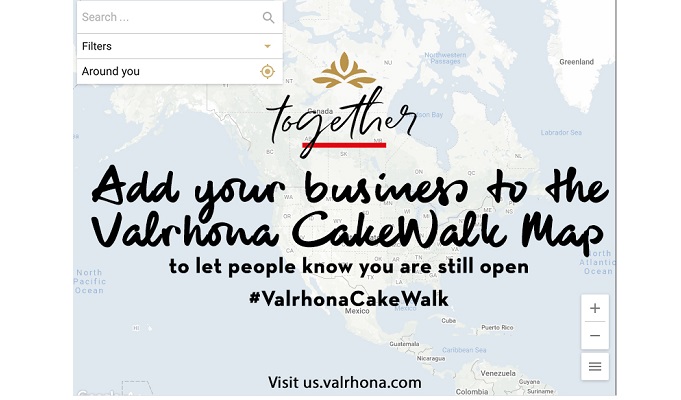Valrhona Launches Interactive CakeWalk Map to Help Revitalize the Food Industry