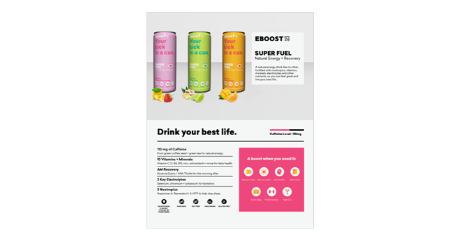 EBOOST Super Fuel, named Best New Product of 2019 by BevNET