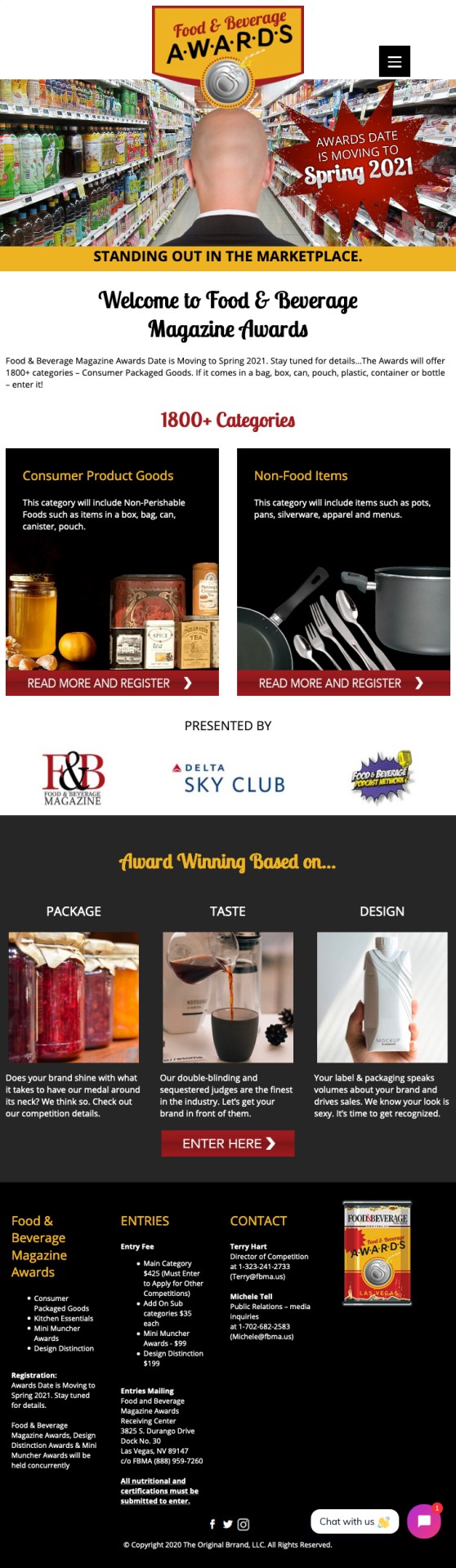 Food and Beverage Awards