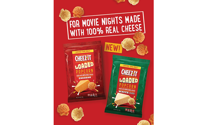 Love At First Bite: Cheez-It® Introduces 'Loaded Popcorn' Packed With 100% Real Cheese Flavor For A Limited Time