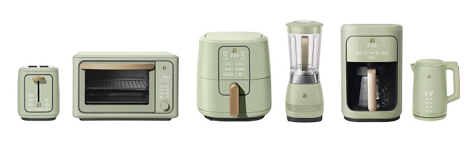 Drew Barrymore Announces Beautiful Kitchenware – Drops Sage Green Appliances
