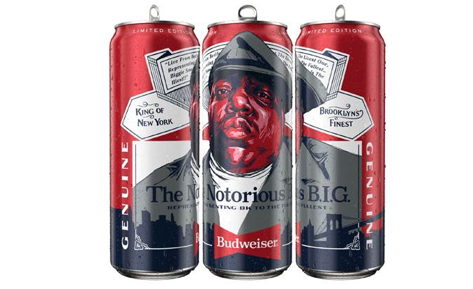 Budweiser Introduces Limited-Edition Notorious B.I.G. Cans in Partnership with Christopher Wallace Estate