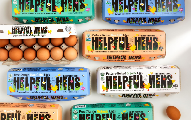EGG INNOVATIONS’ BLUE SKY FAMILY FARMS INTRODUCES HELPFUL HENS PRODUCT LINE — EGGS THAT ARE BETTER FOR THE PLANET