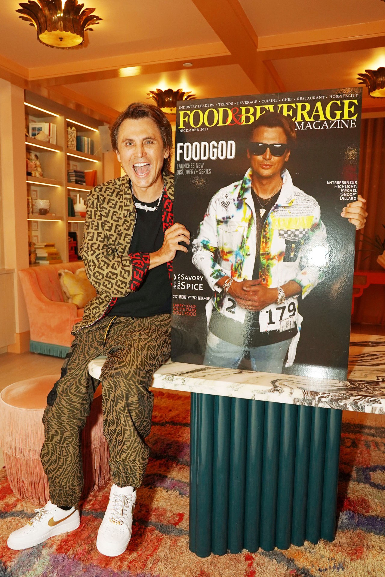 Foodgod Celebrates his Food & Beverage Magazine December Issue Cover at Strawberry Moon