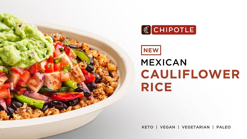 CHIPOTLE TESTS MEXICAN CAULIFLOWER RICE