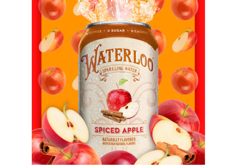 WATERLOO SPARKLING WATER LAYERS ON FULL FALL FLAVOR BY INTRODUCING ALL-NEW SPICED APPLE AND ANNOUNCING CRANBERRY COMEBACK