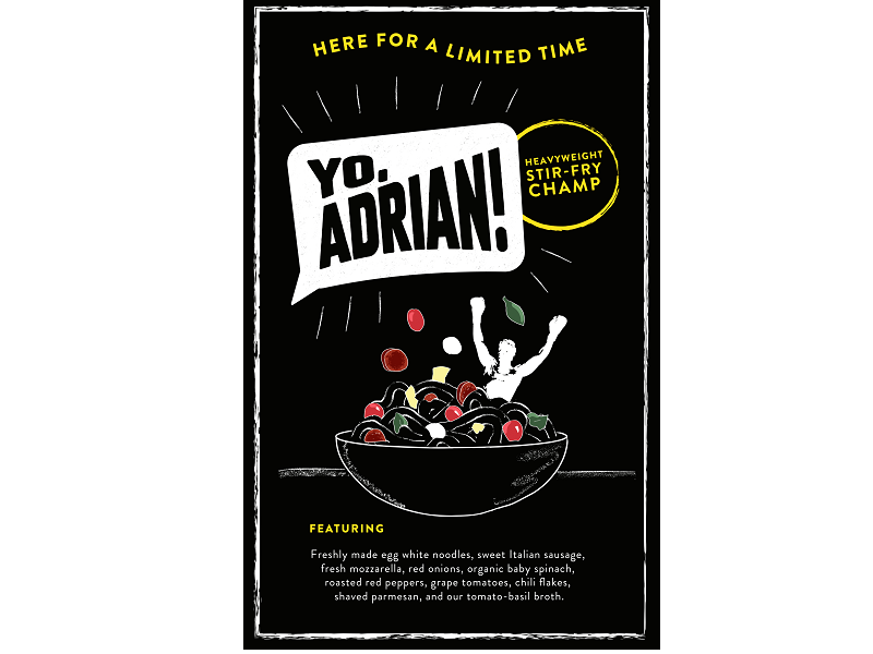 honeygrow Introduces “Yo, Adrian!” a Heavyweight Stir-Fry Champ