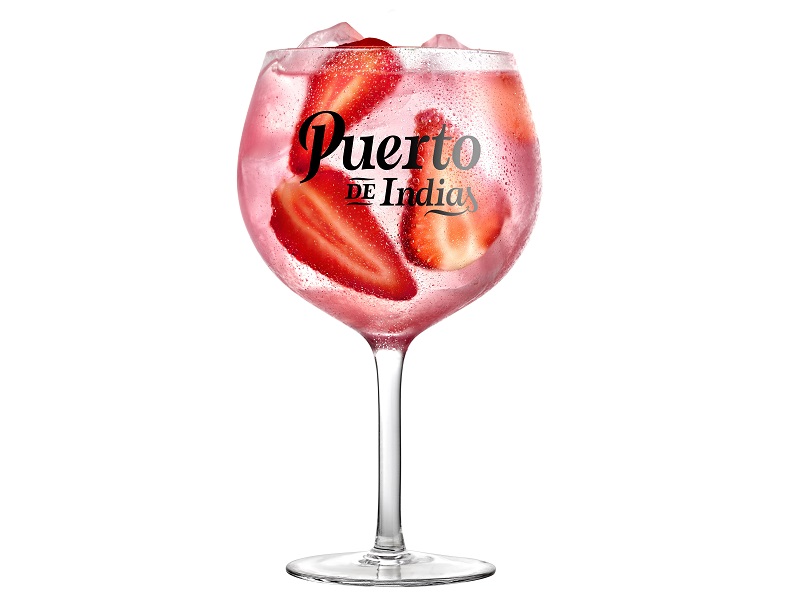 Enjoy the Sweet Temptation of Strawberry Throughout the Holidays  with Delicious Puerto de Indias Strawberry Gin Cocktails