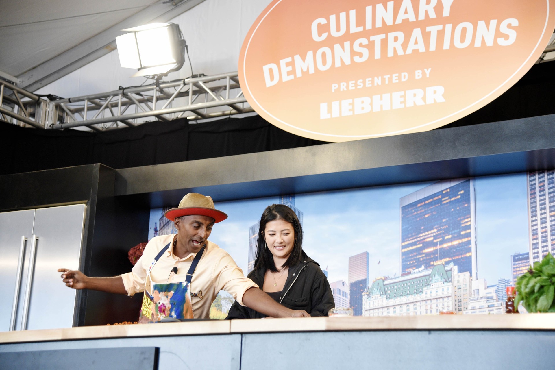 Celebrity Chef Rocco Dispirito at NYCWFF Wine & Food Festival "Grand Tasting" Presented by Capital One and Southern Glazers featuring El Cristiano Tequila