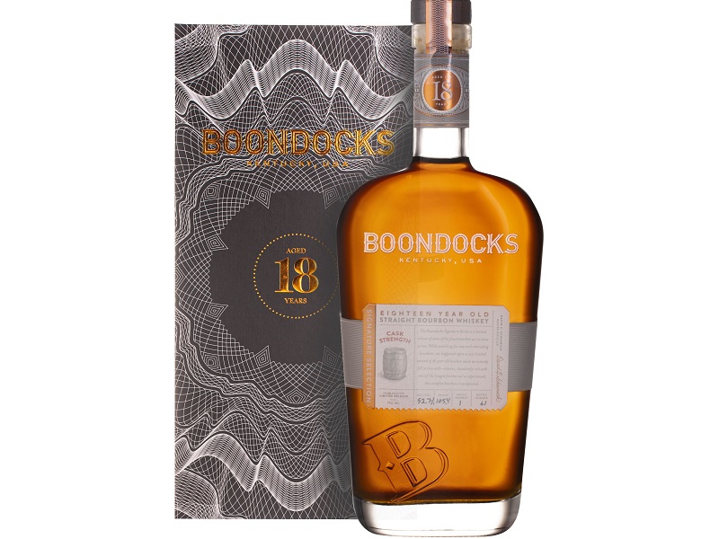 NOW AVAILABLE: VERY LIMITED-EDITION BOONDOCKS 18-YEAR-OLD  STRAIGHT BOURBON WHISKEY
