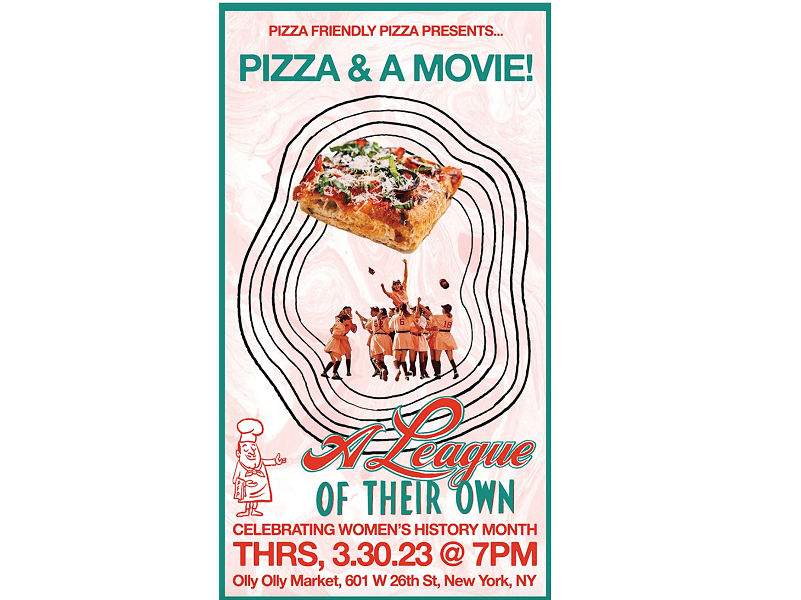 Women's History Month Pizza & A Movie @ Olly Olly Market 3/30