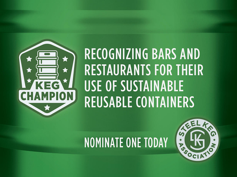 To Shine a Light on the Advantages of Reusable Containers, the Steel Keg Association Launches Inaugural Keg Champion Awards