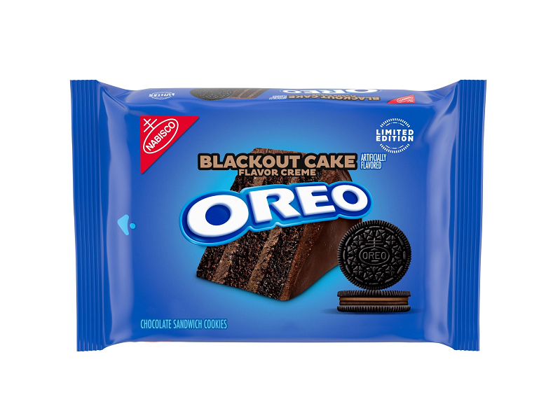 Limited-Edition OREO Blackout Cake Sandwich Cookies – Available April 2023