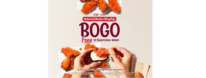Zaxby's celebrates National Chicken Wing Day with free bone-in wings