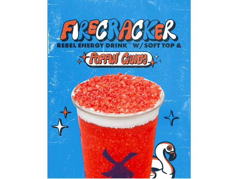 Dutch Bros Releases The Firecracker Rebel Energy Drink!