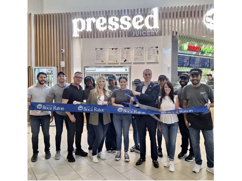 HOLLYWOOD FAVORITE PRESSED JUICERY OPENS FIRST EVER FLORIDA LOCATION IN PALM BEACH COUNTY