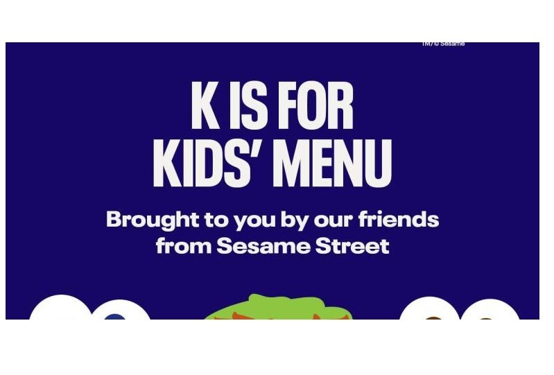 JUST SALAD TEAMS UP WITH SESAME WORKSHOP TO LAUNCH SESAME STREET KIDS MENU