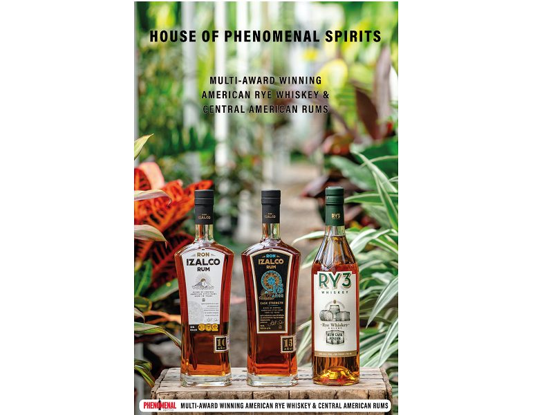 PHENOMENAL SPIRITS BRANDS  RY3 WHISKEY & RON IZALCO RUM EXPAND TO GERMANY, DENMARK, SLOVENIA, AND HUNGARY